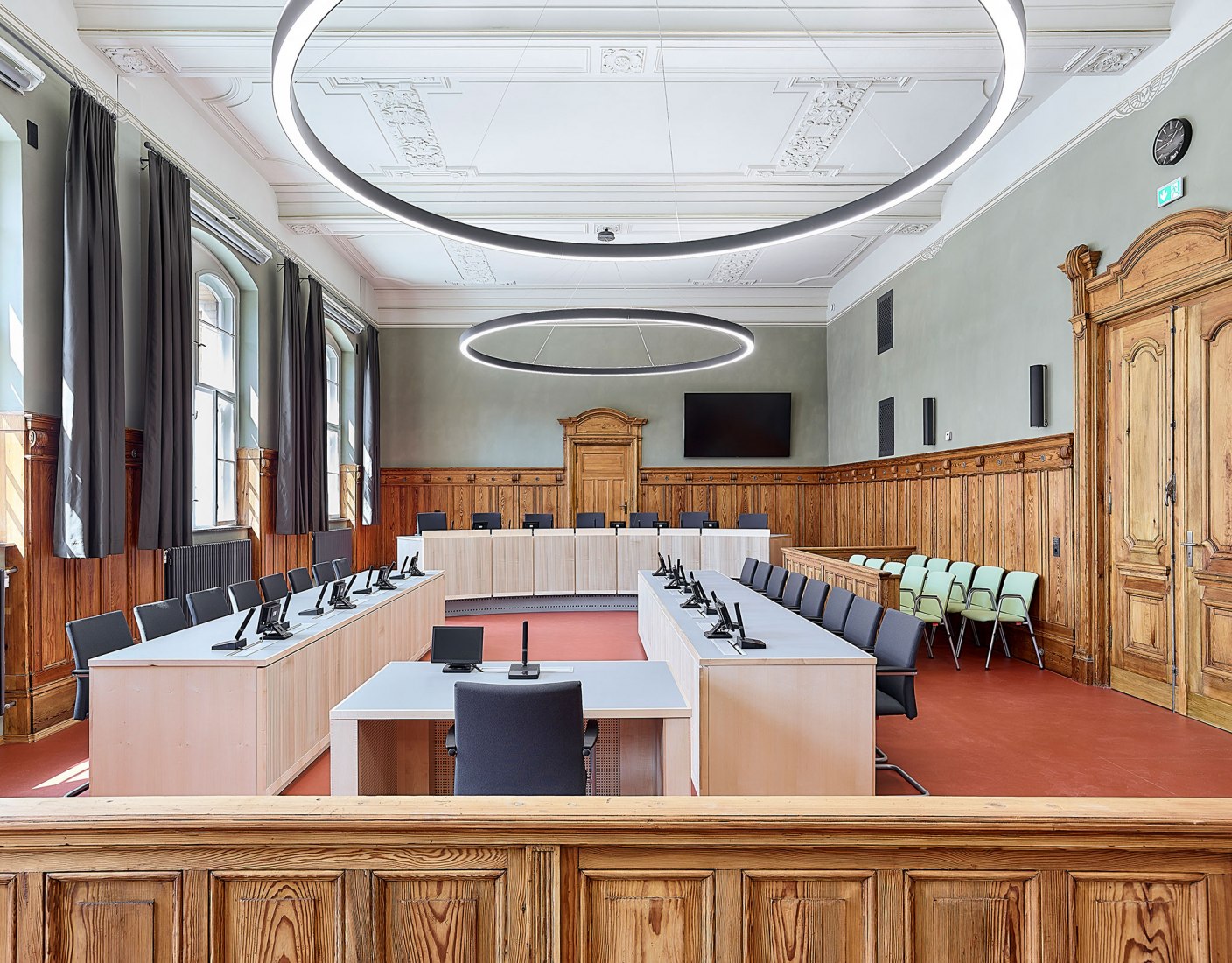 Tribunal Regional de Magdeburgo por Tchoban Voss Architekten. Fotografía por Michael Moser