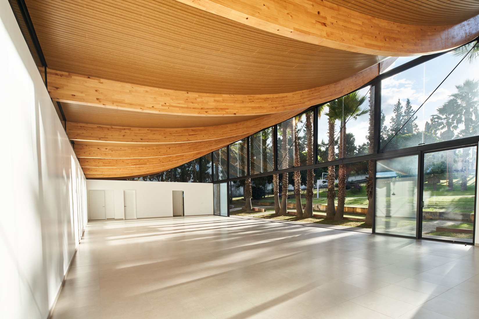 Deportivo pavilion by TEC Taller EC. Photograph by Paolo Caicedo.