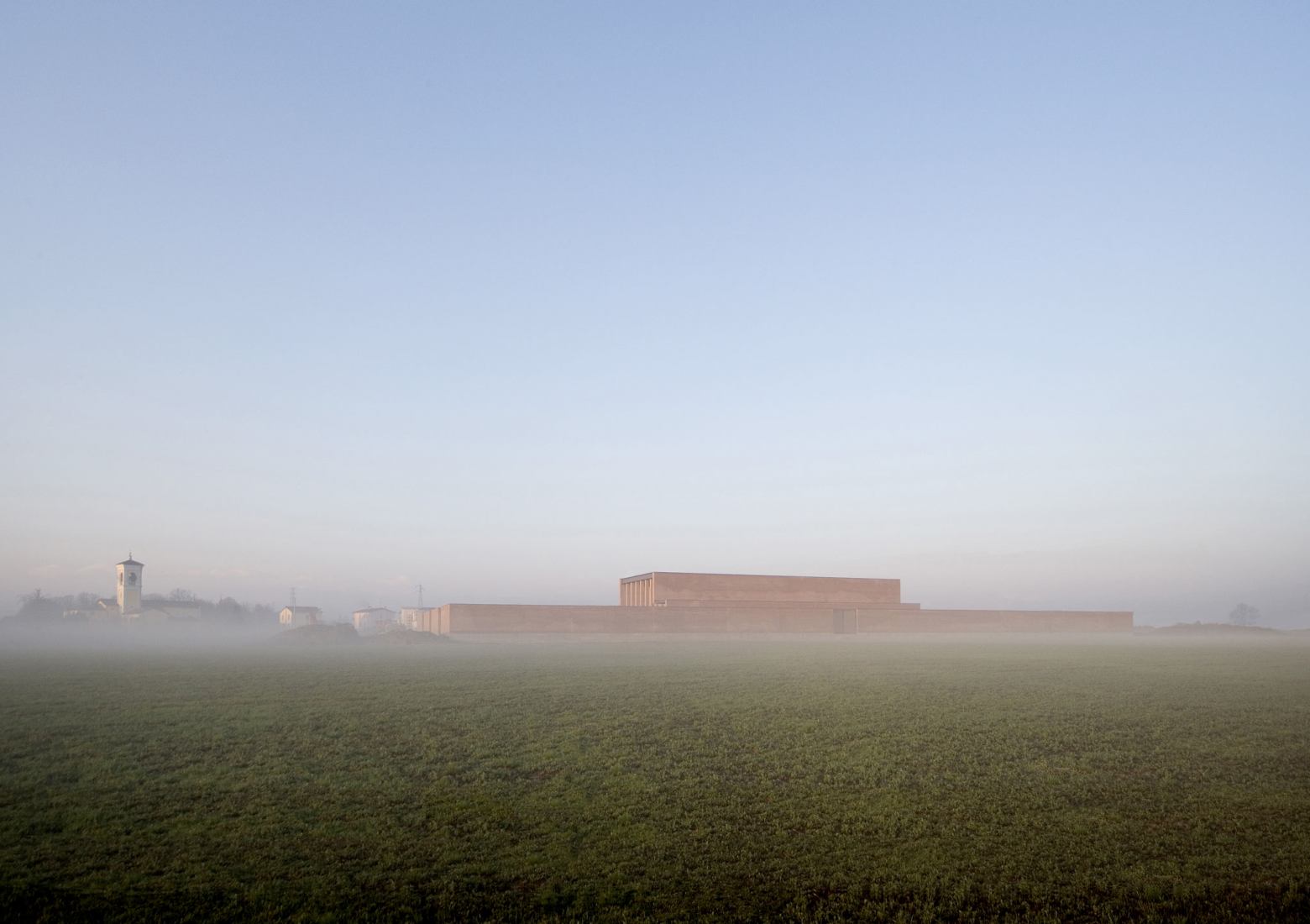 Cremation temple in Parma by Studio  Zermani Associati. Photography by Mauro Davoli