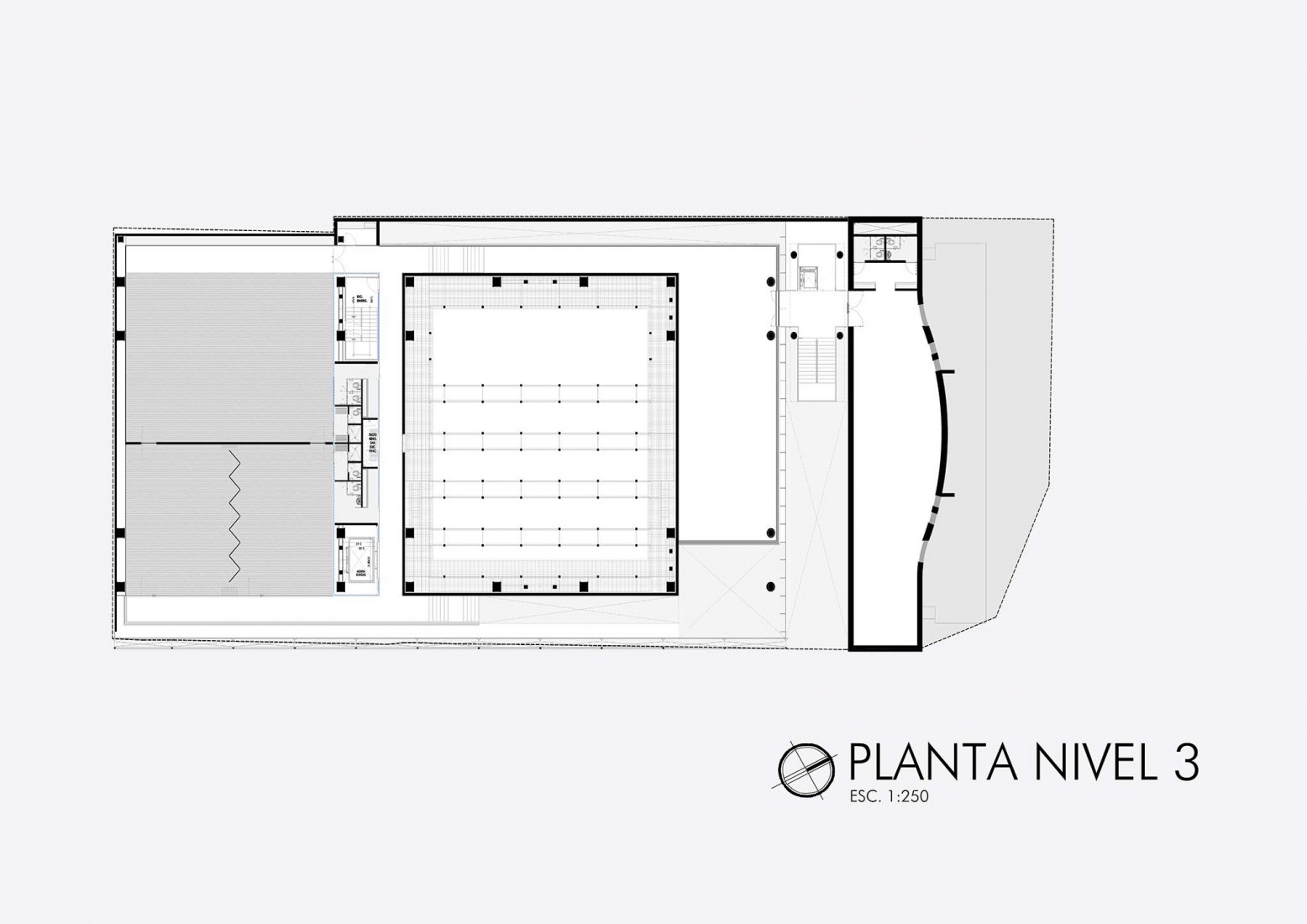 Planta tercera. FARO Cosmos por TEN Arquitectos.