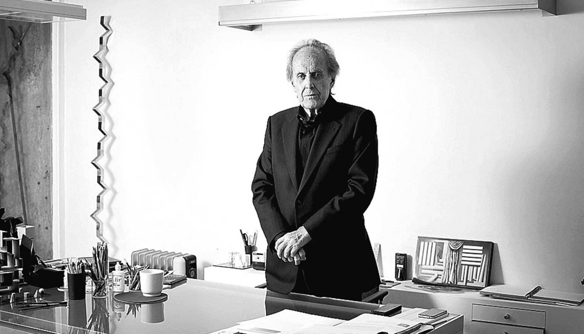 Teodoro González de León, al cumplir 89 años. 