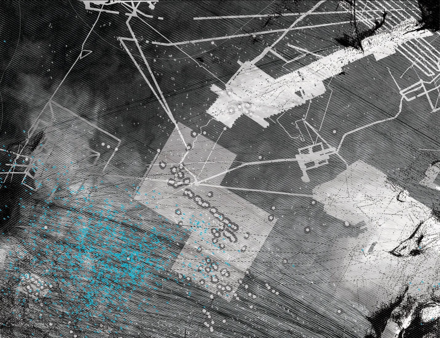 Actividad pesquera, transbordo, transporte marítimo, sondeos sonar batimétricos de alta resolución, montes marinos y fumarolas en el Océano Atlántico Sur. Imagen por Territorial Agency