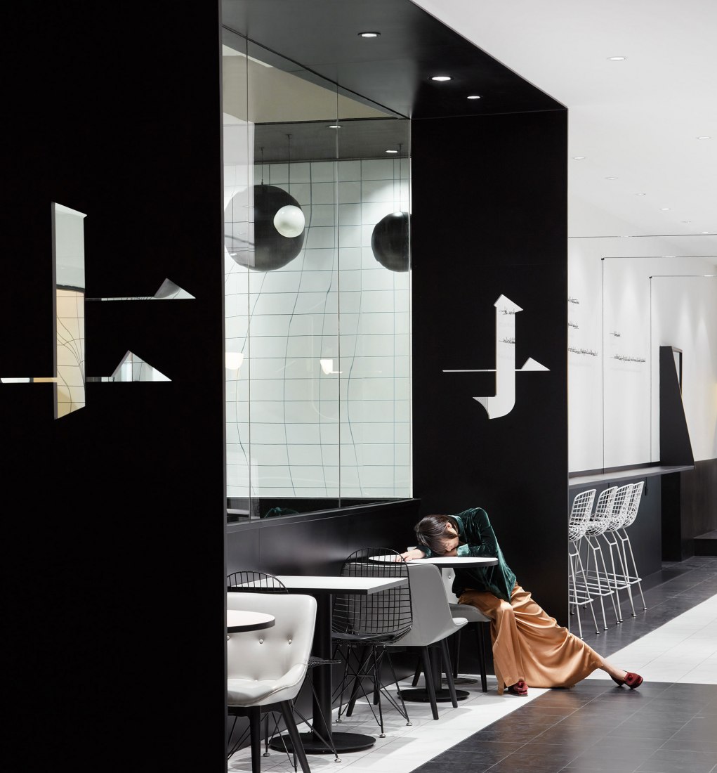Interior view. TFD Restaurant by Leaping Creative. Photograph by Zaohui Huang