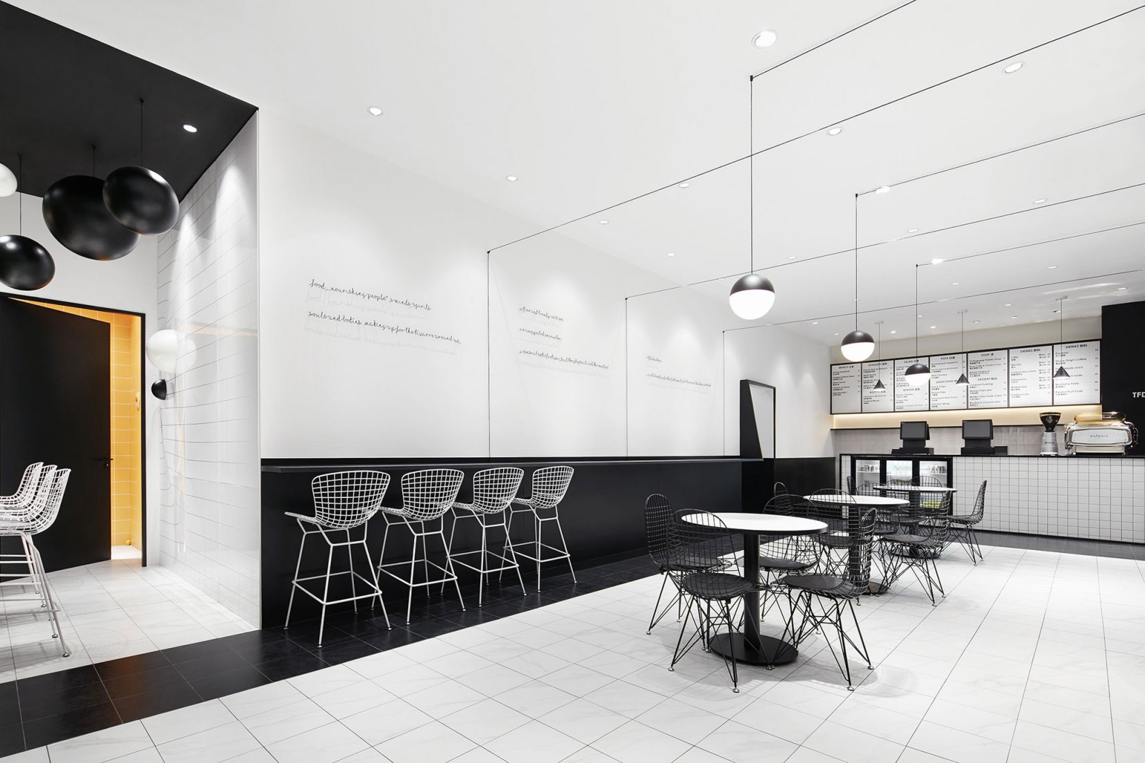 Interior view. TFD Restaurant by Leaping Creative. Photograph by Zaohui Huang