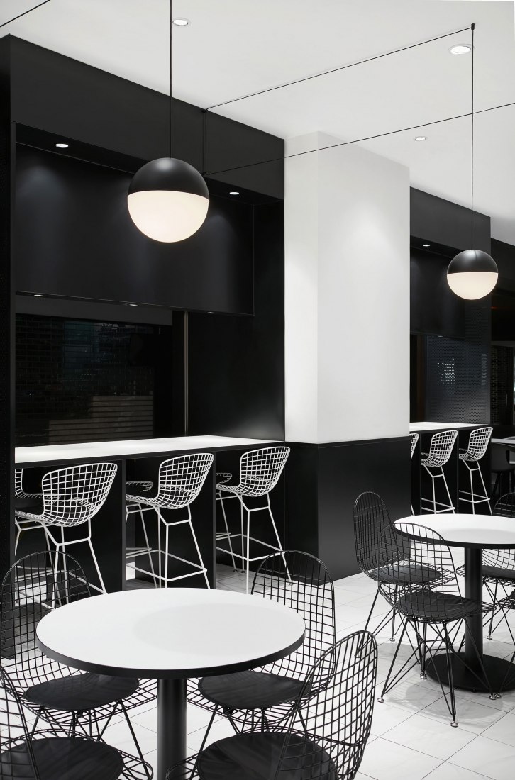 Interior view. TFD Restaurant by Leaping Creative. Photograph by Zaohui Huang