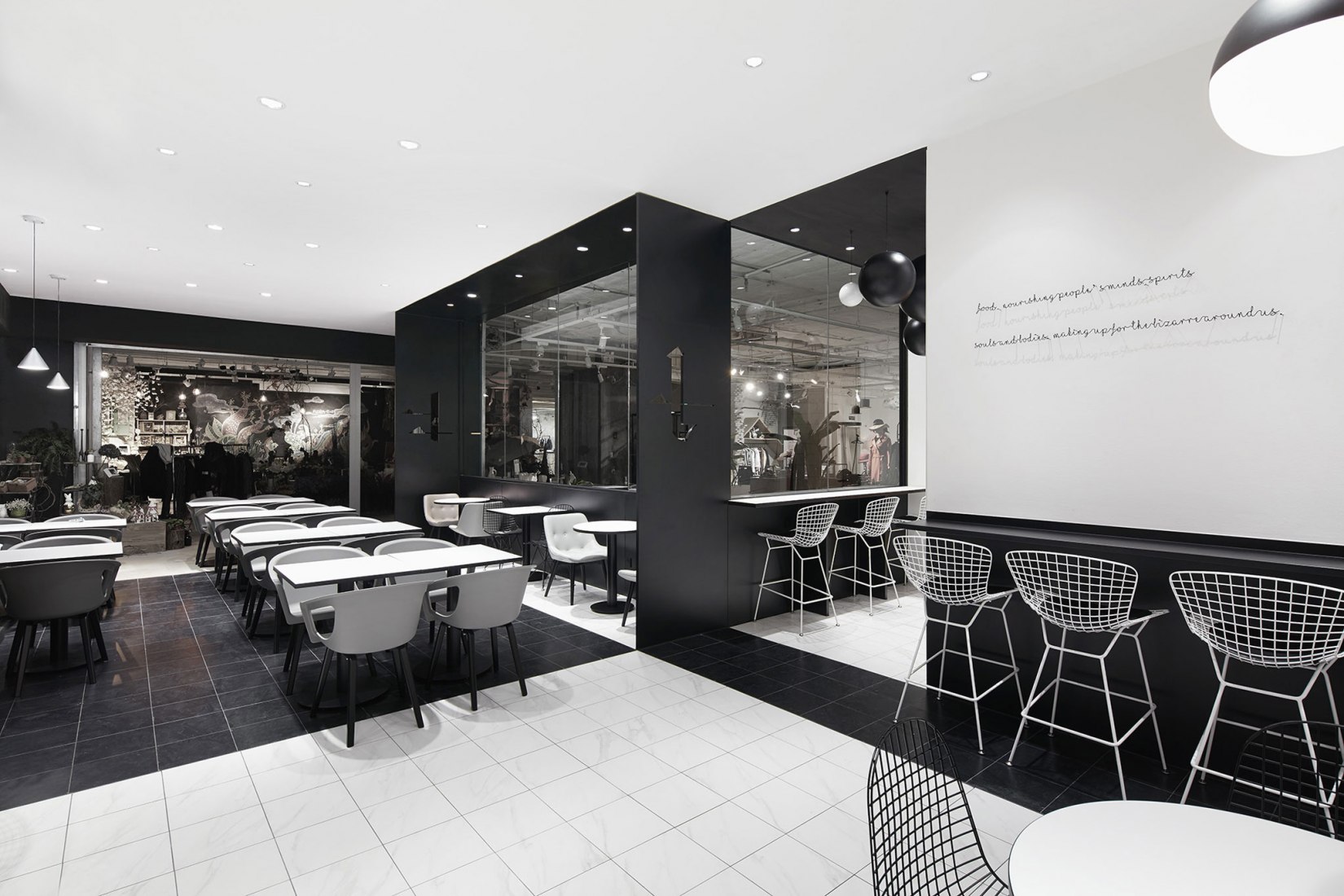Interior view. TFD Restaurant by Leaping Creative. Photograph by Zaohui Huang