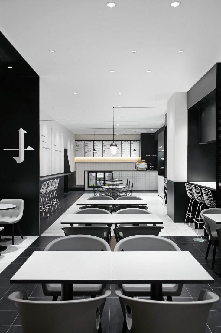 Interior view. TFD Restaurant by Leaping Creative. Photograph by Zaohui Huang