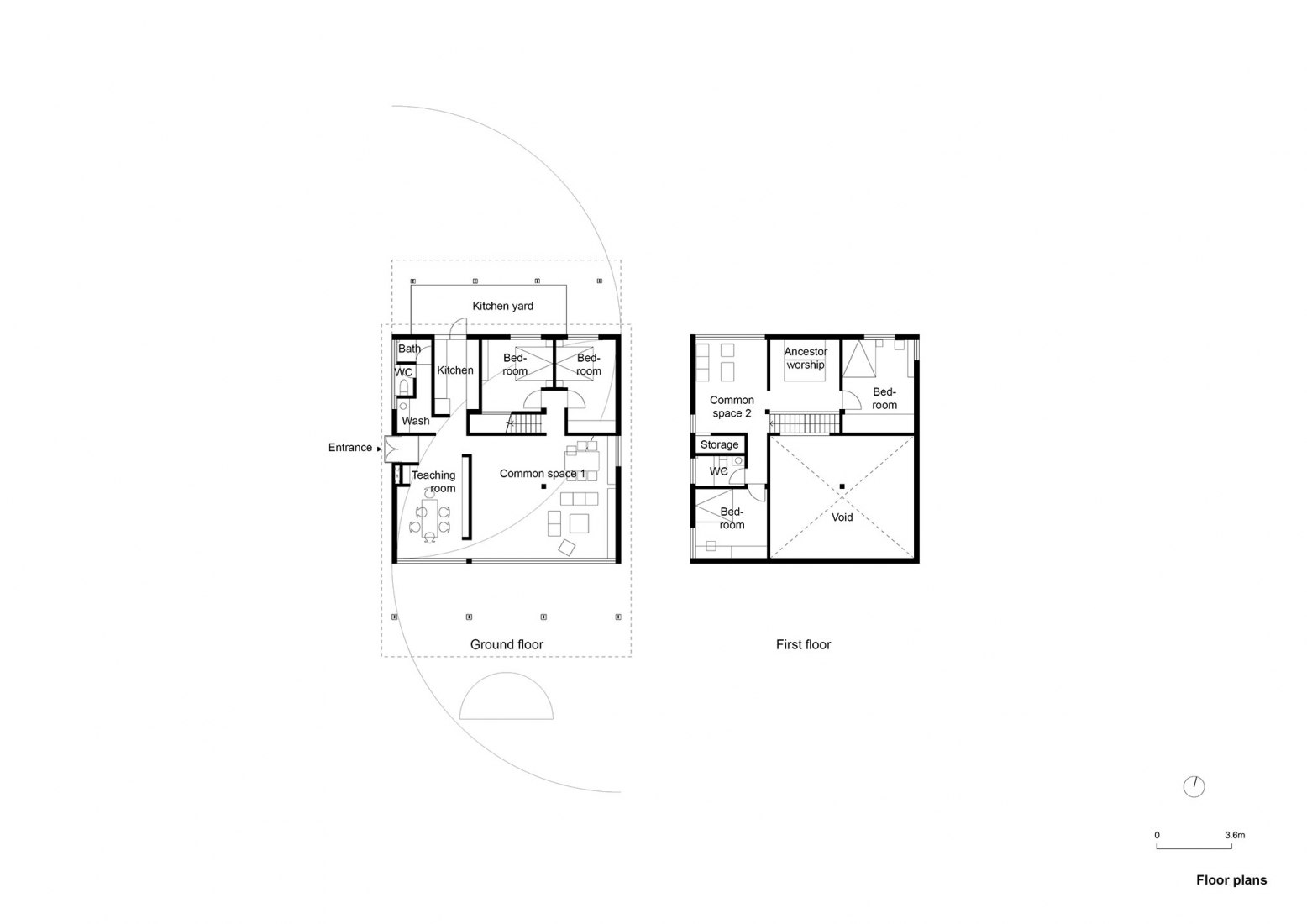Plans. House in Quang Yen b y Gia Thang Pham and ngo + pasierbinski.