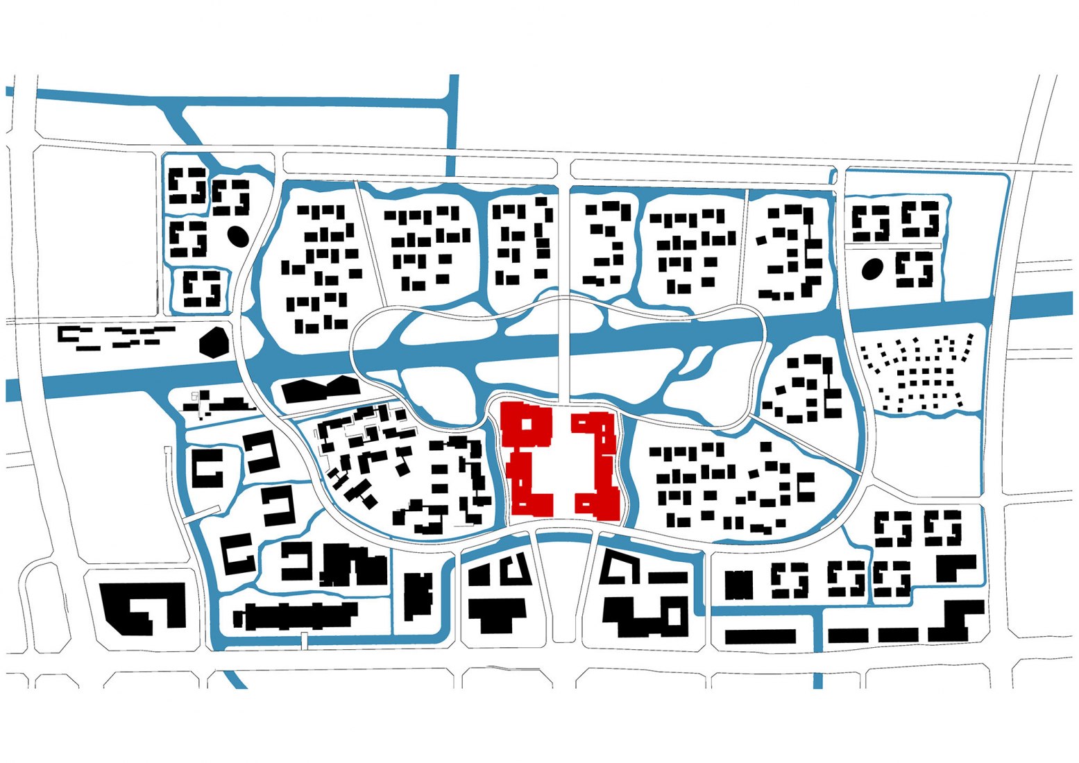 Site location. The Campus City for Hangzhou Normal University by WSP ARCHITECTS