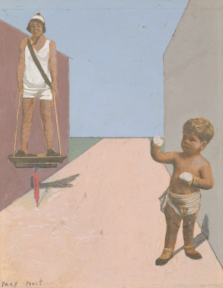Max Ernst. Sin título, ca. 1920. Kunsthaus Zürich, Colección de Obra Gráfica. Donación de Erna y Curt Burgauer, 1980. © Max Ernst, VEGAP, Bilbao, 2021