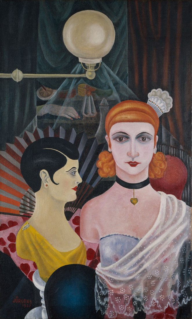 Grethe Jürgens. Maniquíes de peluquería (Frisierpuppen), 1927. Colección particular. © Sprengel Museum Hannover, Vermächtnis Grethe Jürgens