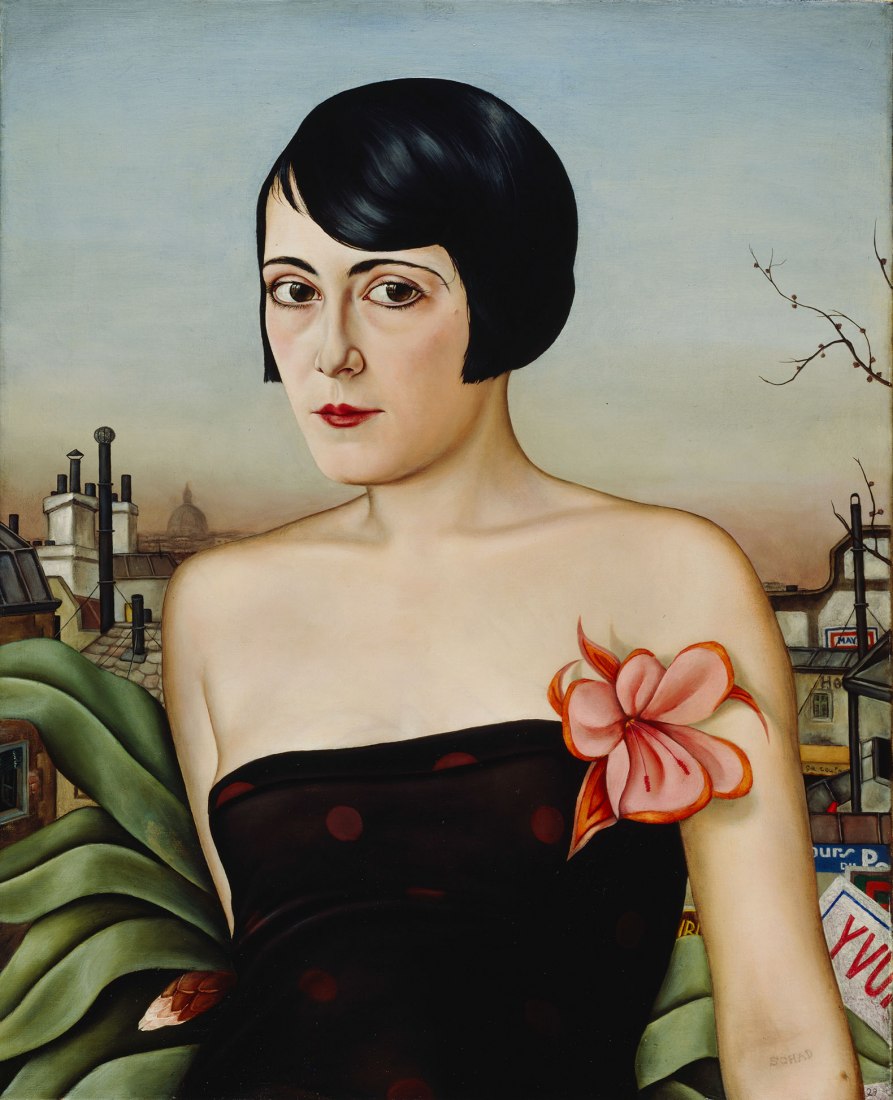 Christian Schad. Maika , 1929. Colección particular. © Christian Schad Stiftung, Aschaffenburg, VEGAP, Bilbao, 2021