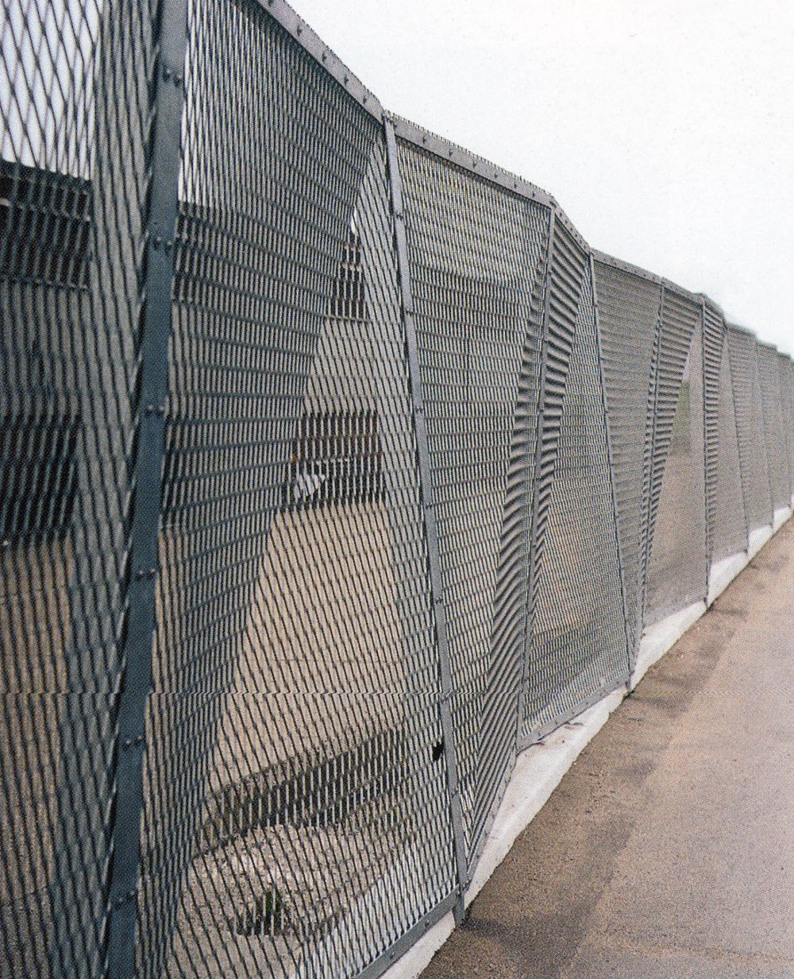 A13 Fence, London Borough Barking and Dagenham. Photograph by D. Atwood