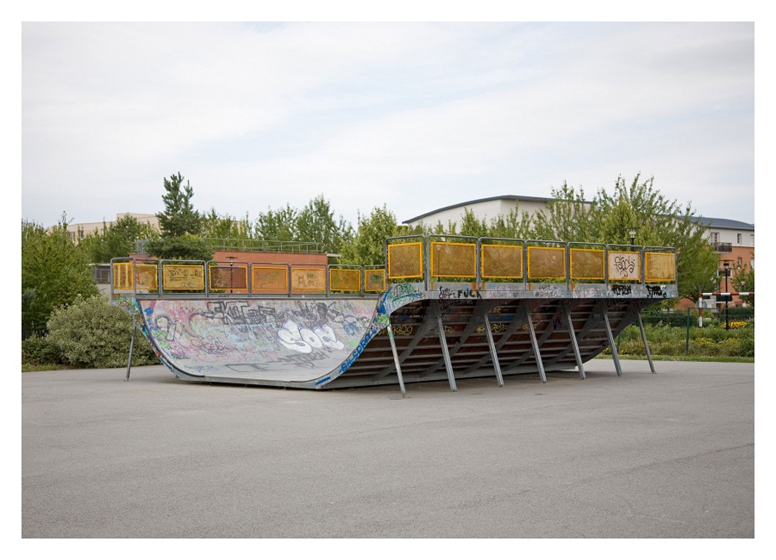 Erich Tabuchi. Skate tracks in the French countryside, 2010. Courtesy of the artist