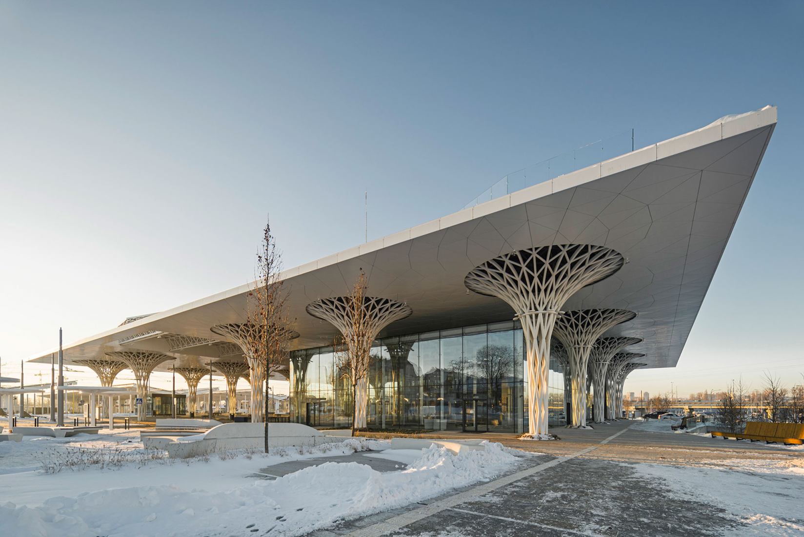 La estación Metropolitana de Lublin por Tremend Architecture Studio. Fotografía por Rafal Chojnacki.