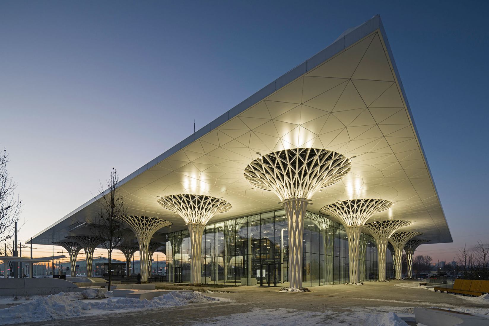 La estación Metropolitana de Lublin por Tremend Architecture Studio. Fotografía por Rafal Chojnacki.