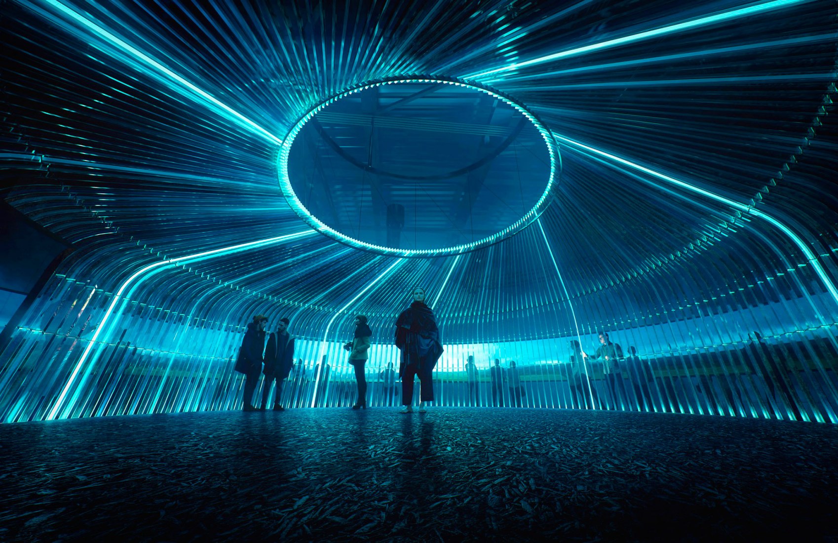 Visualización. Brian Eno compondrá la banda sonora del Reino Unido en la Expo Astana 2017. Imagen cortesía del Departamento de Comercio Internacional de RU