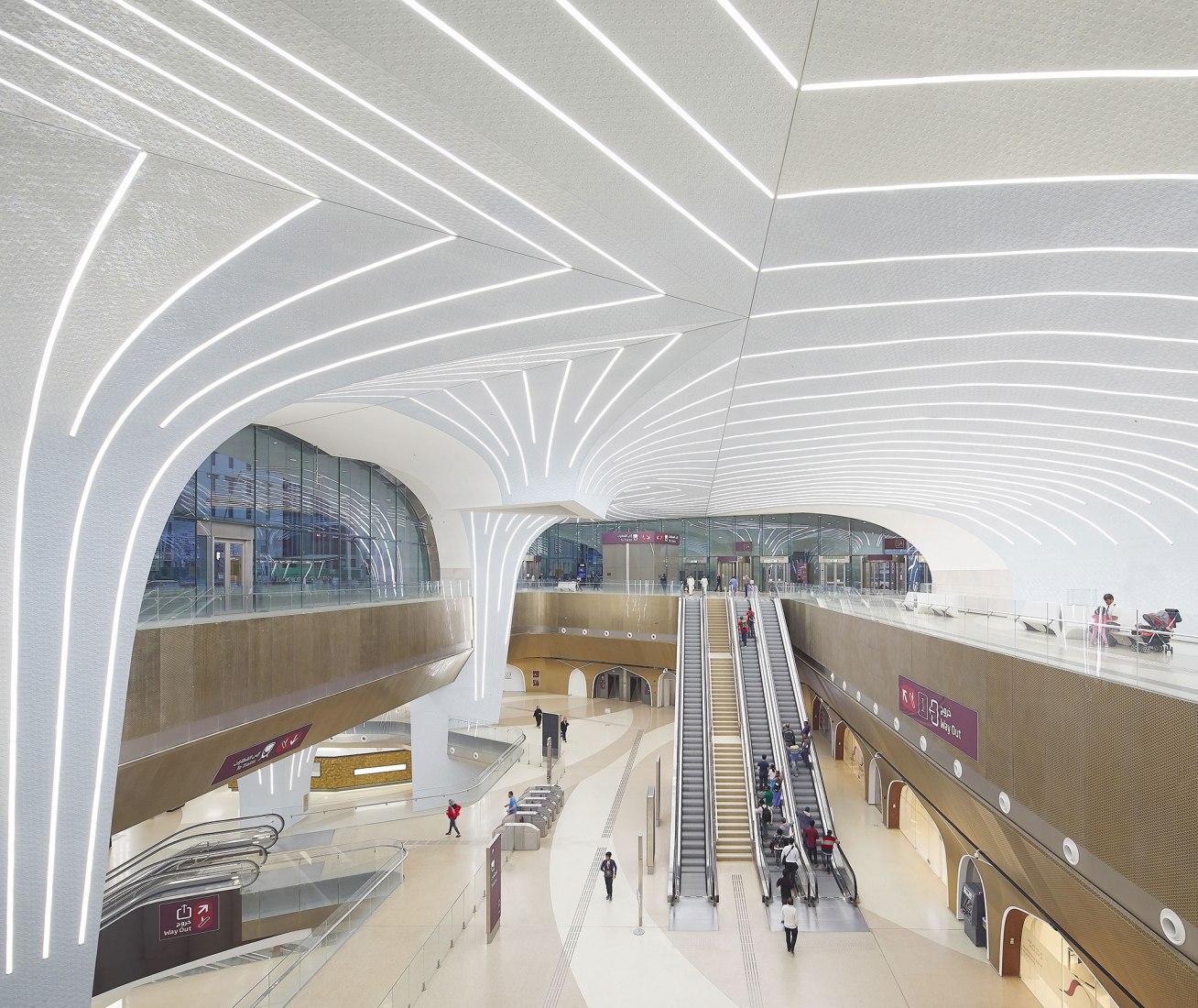 Doha Metro Network by UNStudio. Photograph by Hufton+Crow