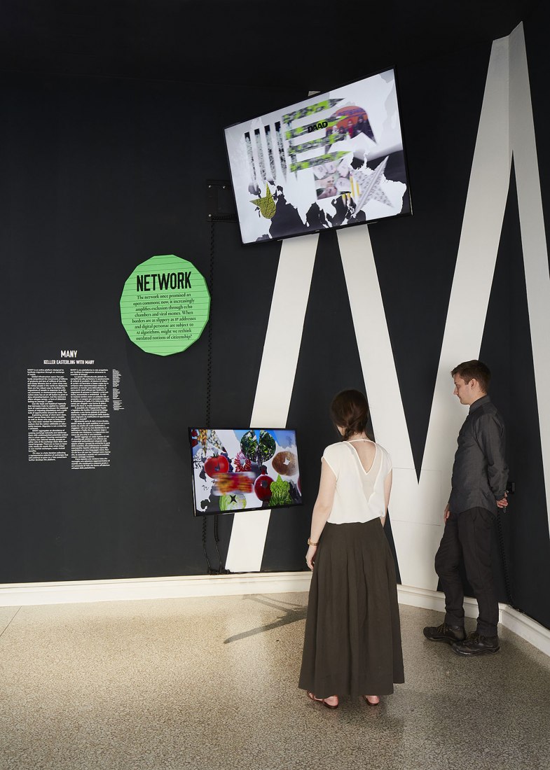 MANY by Keller Easterling with MANY at the 2018 U.S. Pavilion. Photograph © Tom Harris. Courtesy of the School of the Art Institute of Chicago and the University of Chicago.