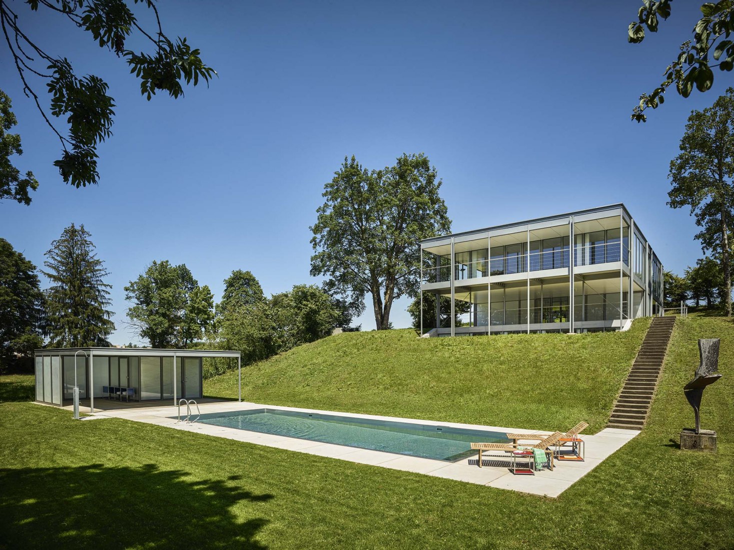 Rehabilitación de la Vivienda Buchli de Fritz Haller. Fotografía por Simon Opladen