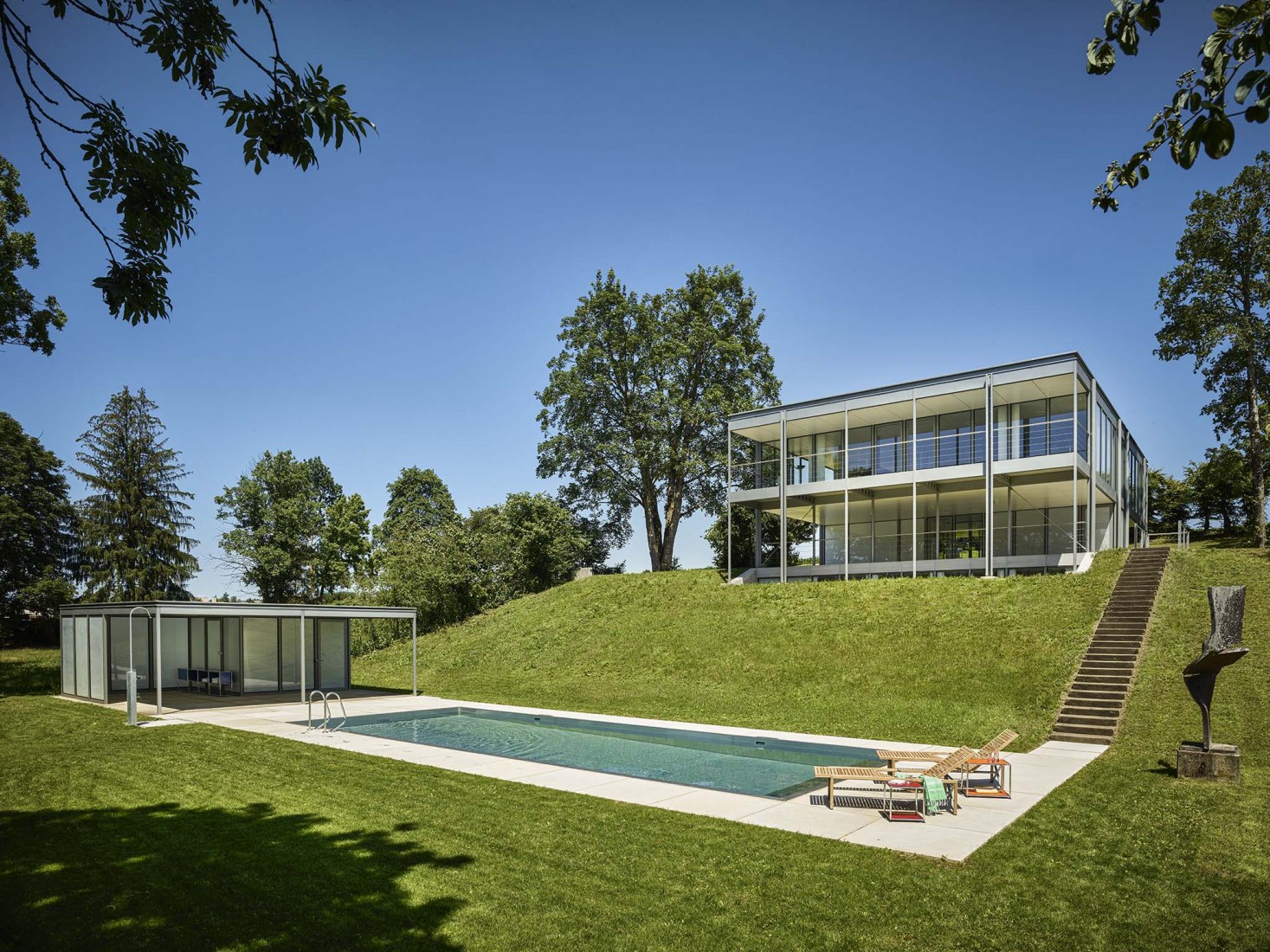 Renovation of the Buchli house by Fritz Haller. Photograph by Simon Opladen