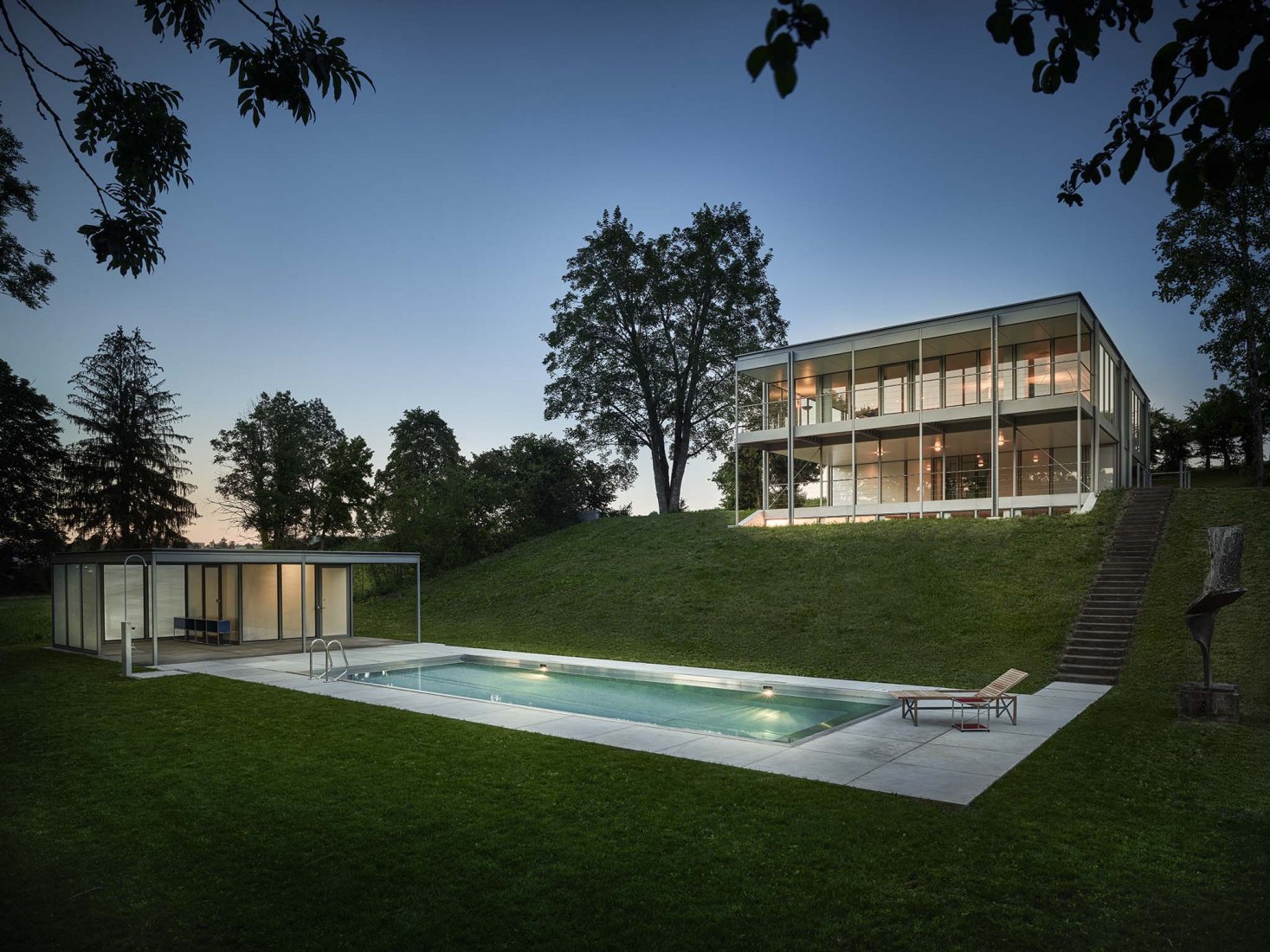 Rehabilitación de la Vivienda Buchli de Fritz Haller. Fotografía por Simon Opladen