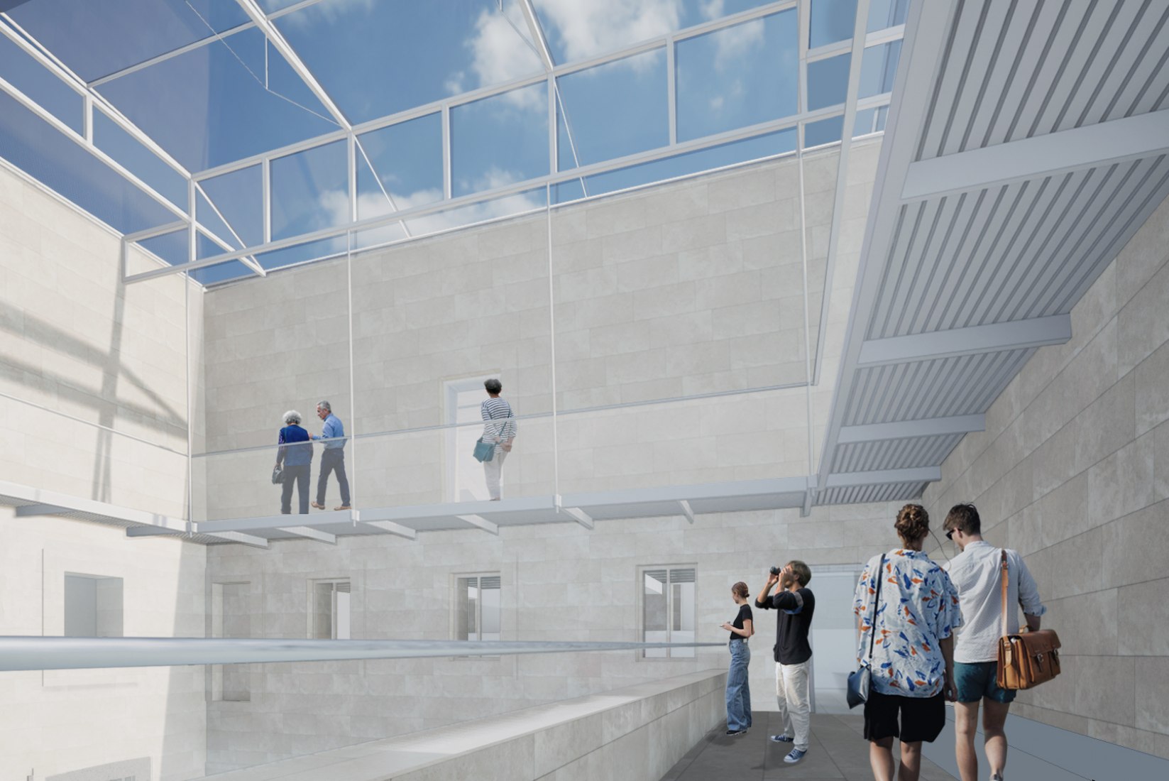 Visualización. Rehabilitación integral del Castell Nou por Guillermo Vázquez Consuegra