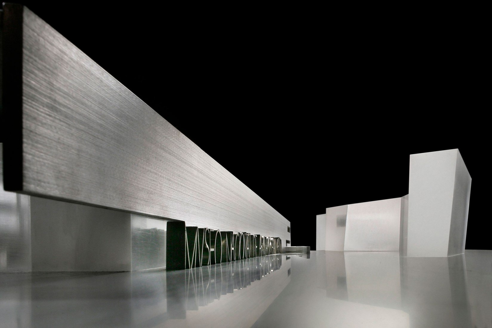 Maqueta. Museo Nacional de Arqueología Subacuática por Vázquez Consuegra.