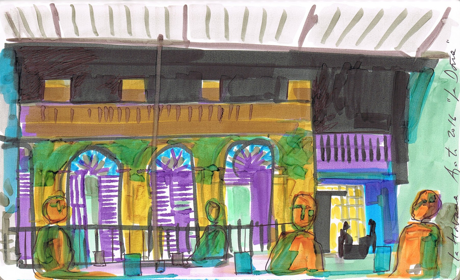 Trip to cuba through the eyes of Felipe Pich. Plaza Viaje, La Habana. Image © Felipe Pitch.