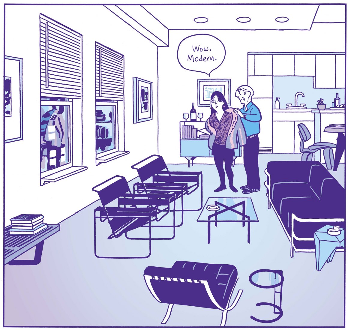 David Mazzucchelli, Asterios Polyp (detalle), 2009 © Pantheon Books.