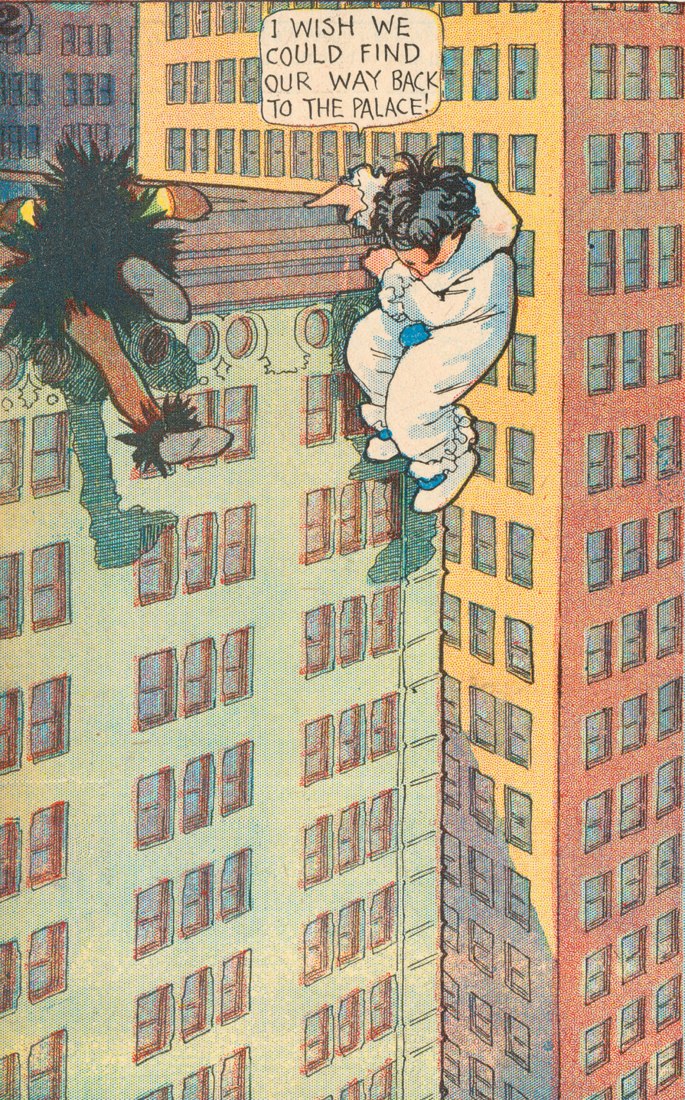 Winsor McCay, Little Nemo in Slumberland (detalle), 1907.