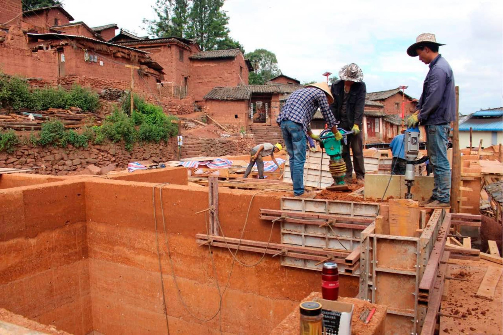 Post-Earthquake Reconstruction Project in Guangming Village by The Chinese University of Hong Kong & Kunming University of Science and Technology. Image Courtesy of World Architecture Festival