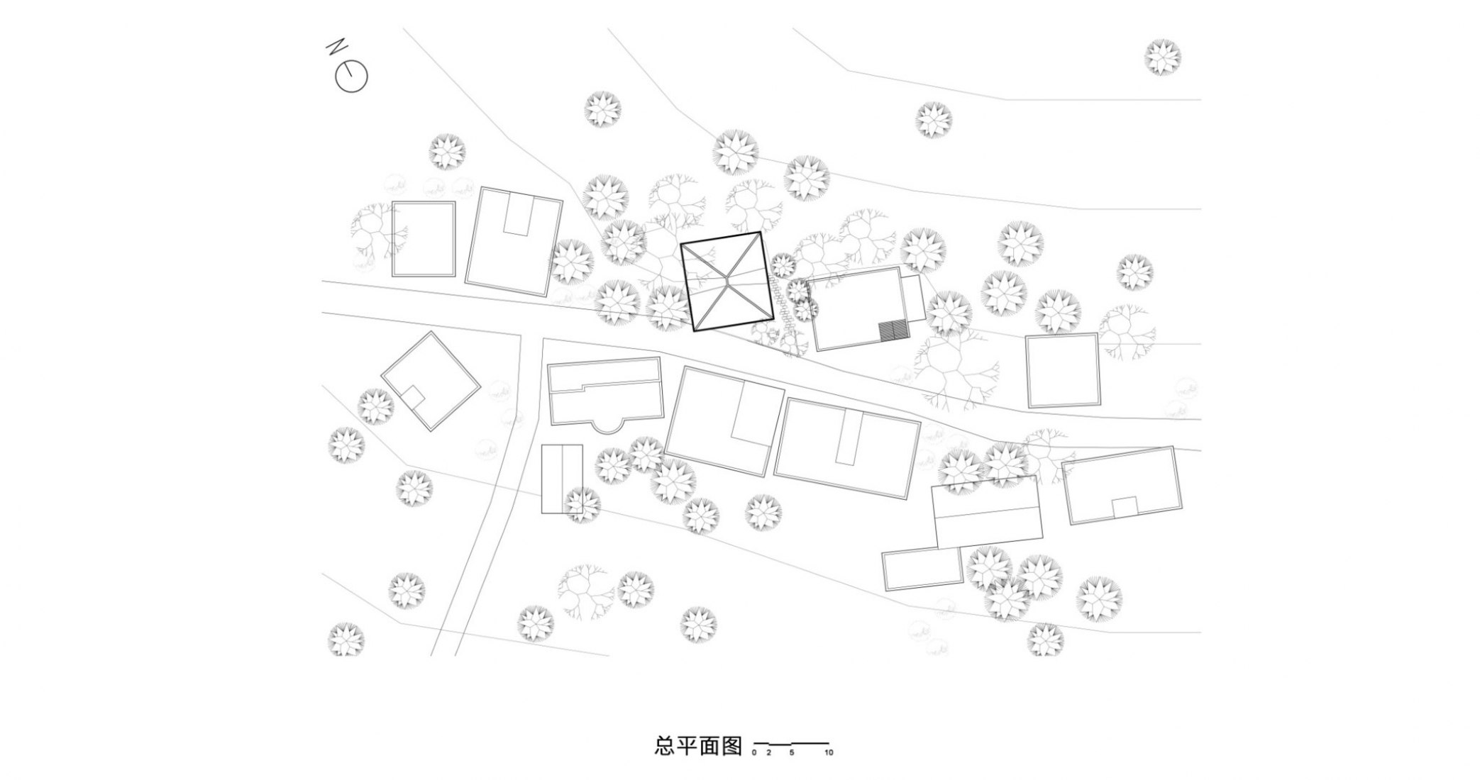 Site plan. Post-Earthquake Reconstruction Project in Guangming Village by The Chinese University of Hong Kong & Kunming University of Science and Technology. Image Courtesy of World Architecture Festival