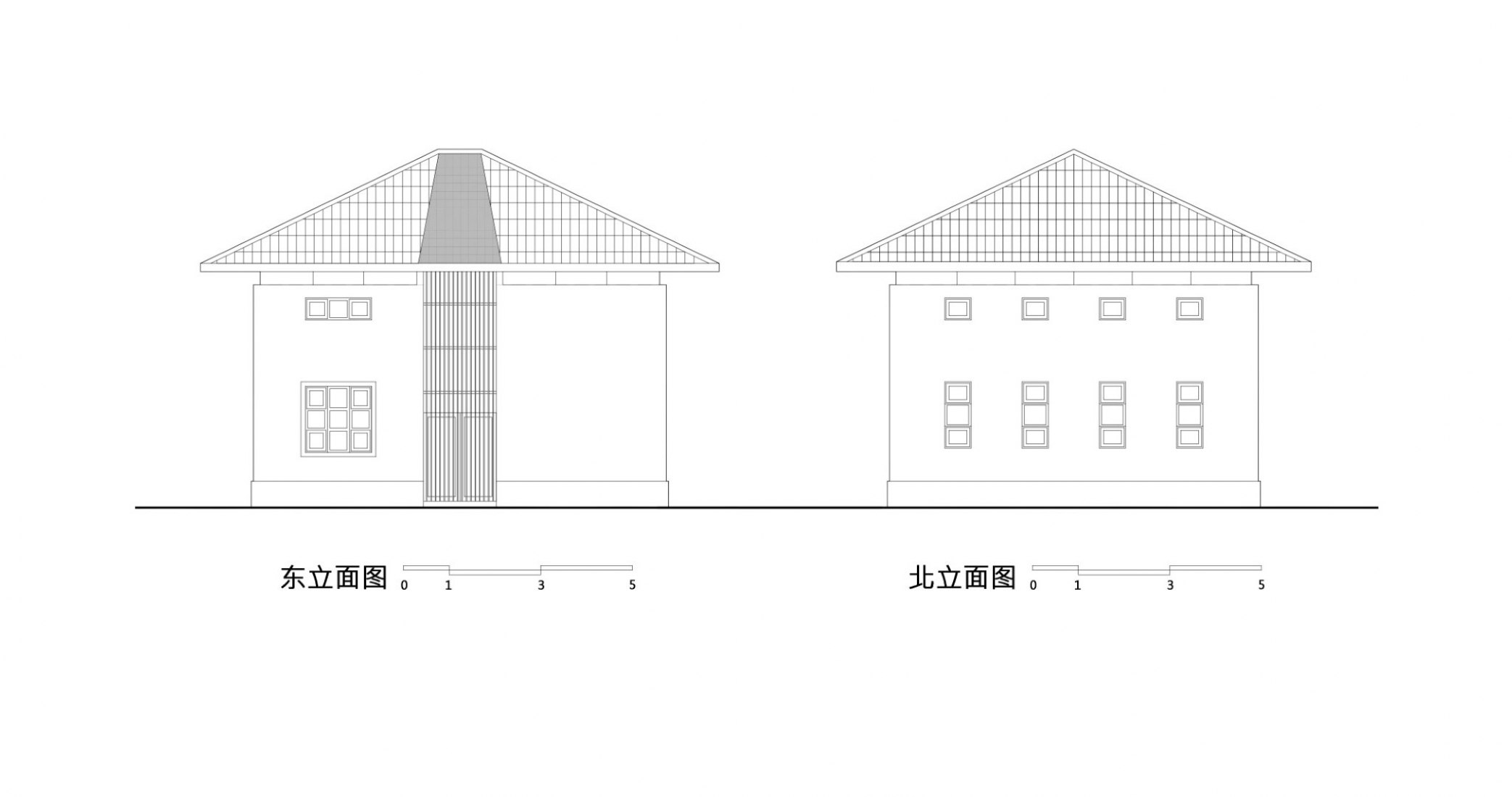 Elevations. Post-Earthquake Reconstruction Project in Guangming Village by The Chinese University of Hong Kong & Kunming University of Science and Technology. Image Courtesy of World Architecture Festival