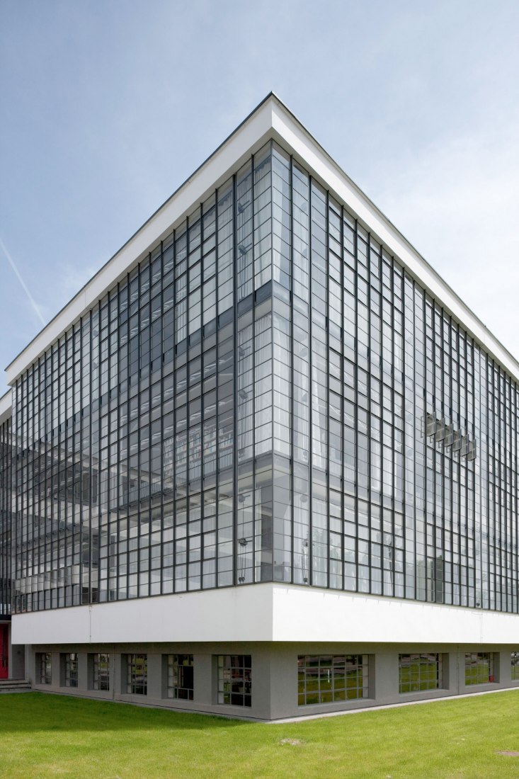 Building of the Bauhaus Dessau, Walter Gropius 1925-1926, view from the north.