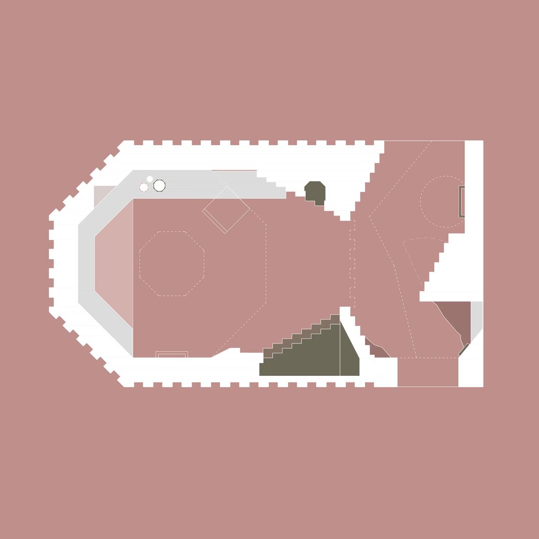 Floor plan. Cozy Bunker by WANNA.