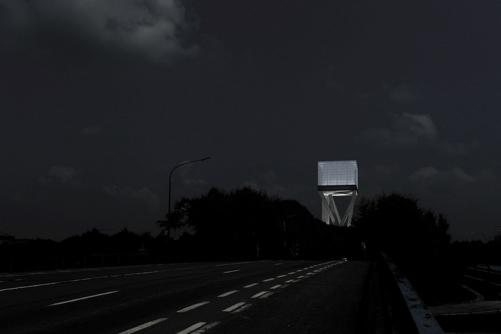 Visualización. Torre de Agua de Ghlin / Chateau d'eau por V+. 