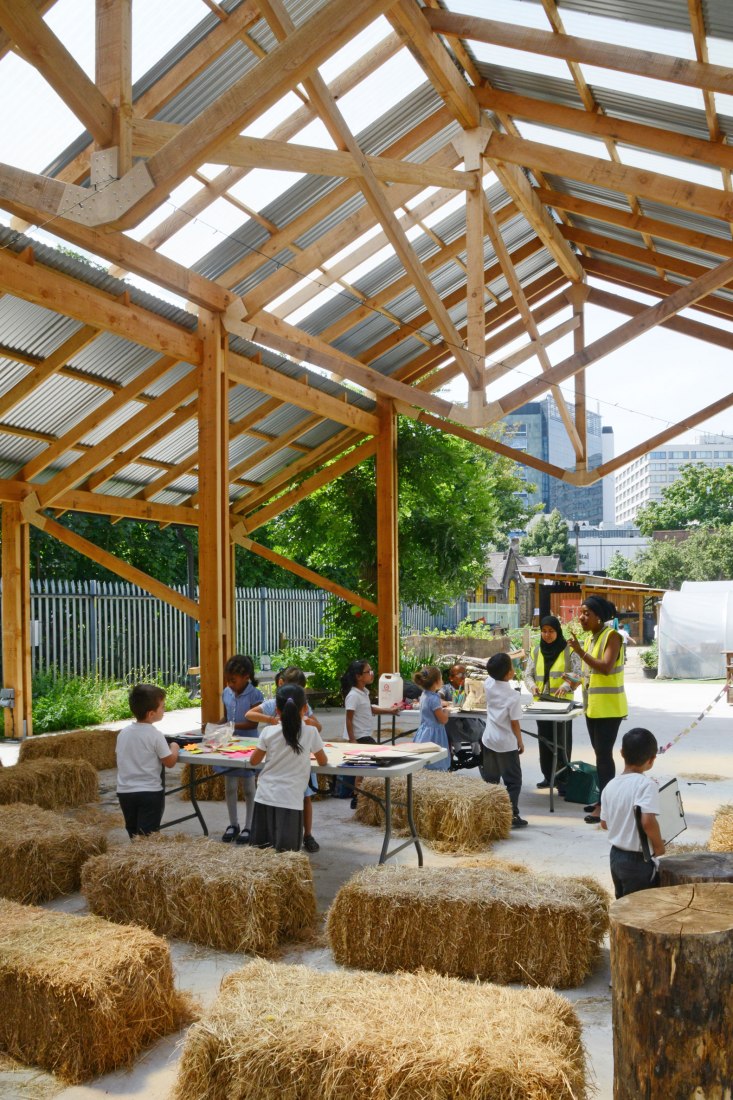 Waterloo Community Farm by Feilden Fowles Architects. Photograph by Feilden Fowles Architects. Courtesy of RIBA