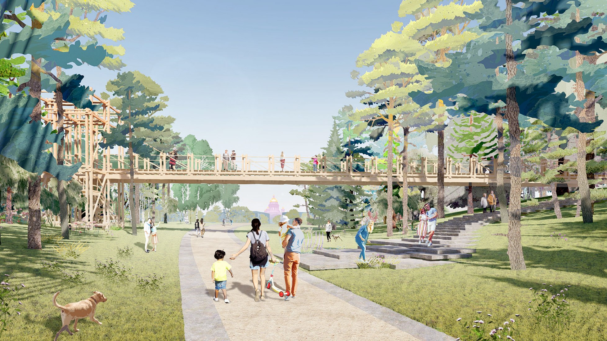 Visualización. Nuevo parque de la ciudad de San Petersburgo por West 8 + Studio 44