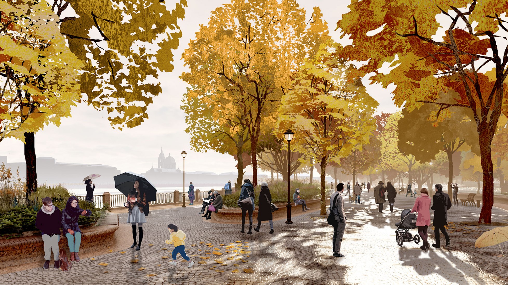 Visualización. Nuevo parque de la ciudad de San Petersburgo por West 8 + Studio 44