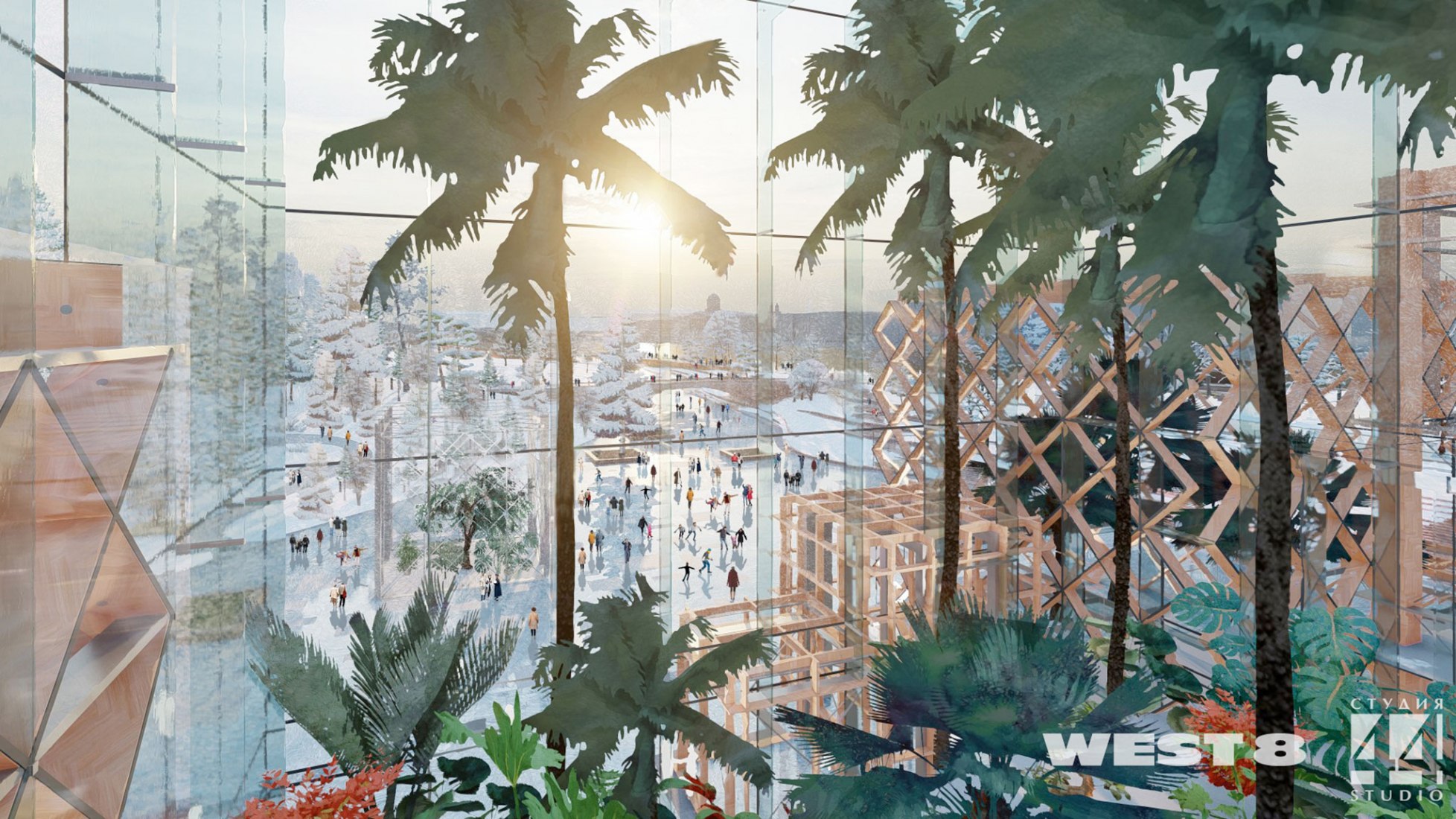 Visualización. Nuevo parque de la ciudad de San Petersburgo por West 8 + Studio 44