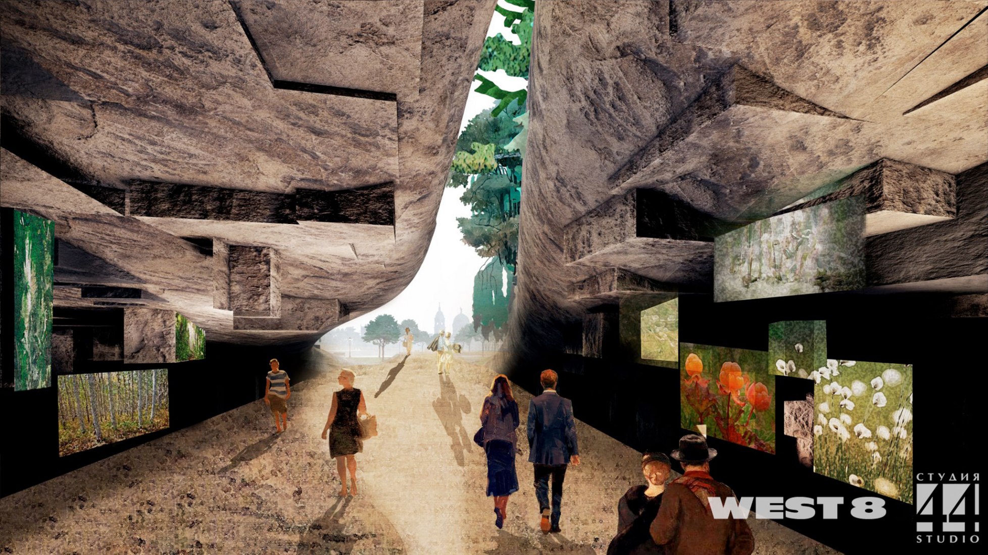 Visualización. Nuevo parque de la ciudad de San Petersburgo por West 8 + Studio 44