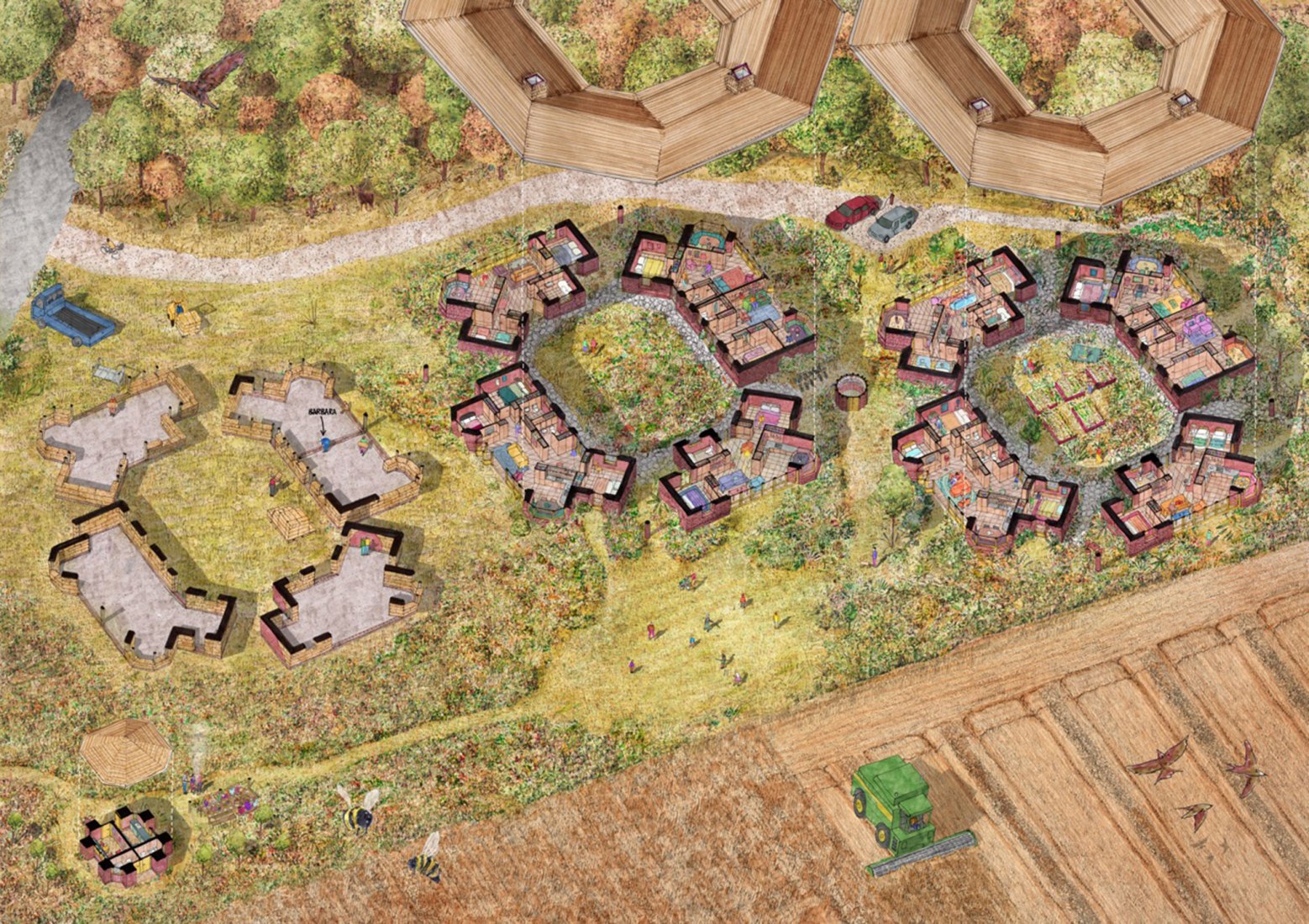 The 2023 Davidson Prize Runner Up. "Home Building" by Wild & SNaB.