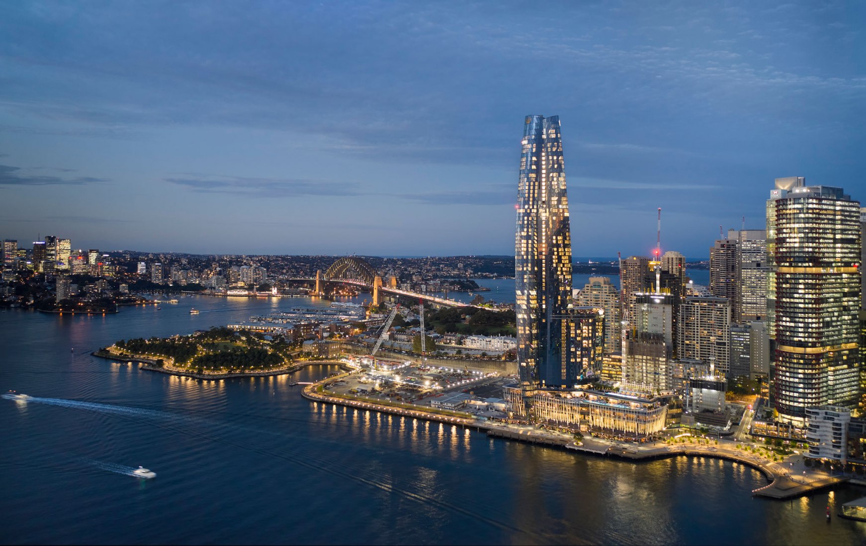 One Barangaroo por WilkinsonEyre. Fotografía por Tom Roe.