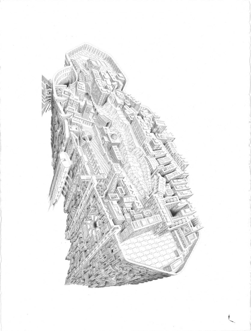 Hand-Drawn Category Winner: Dear Hashima, architect/artist Marc Brousse.