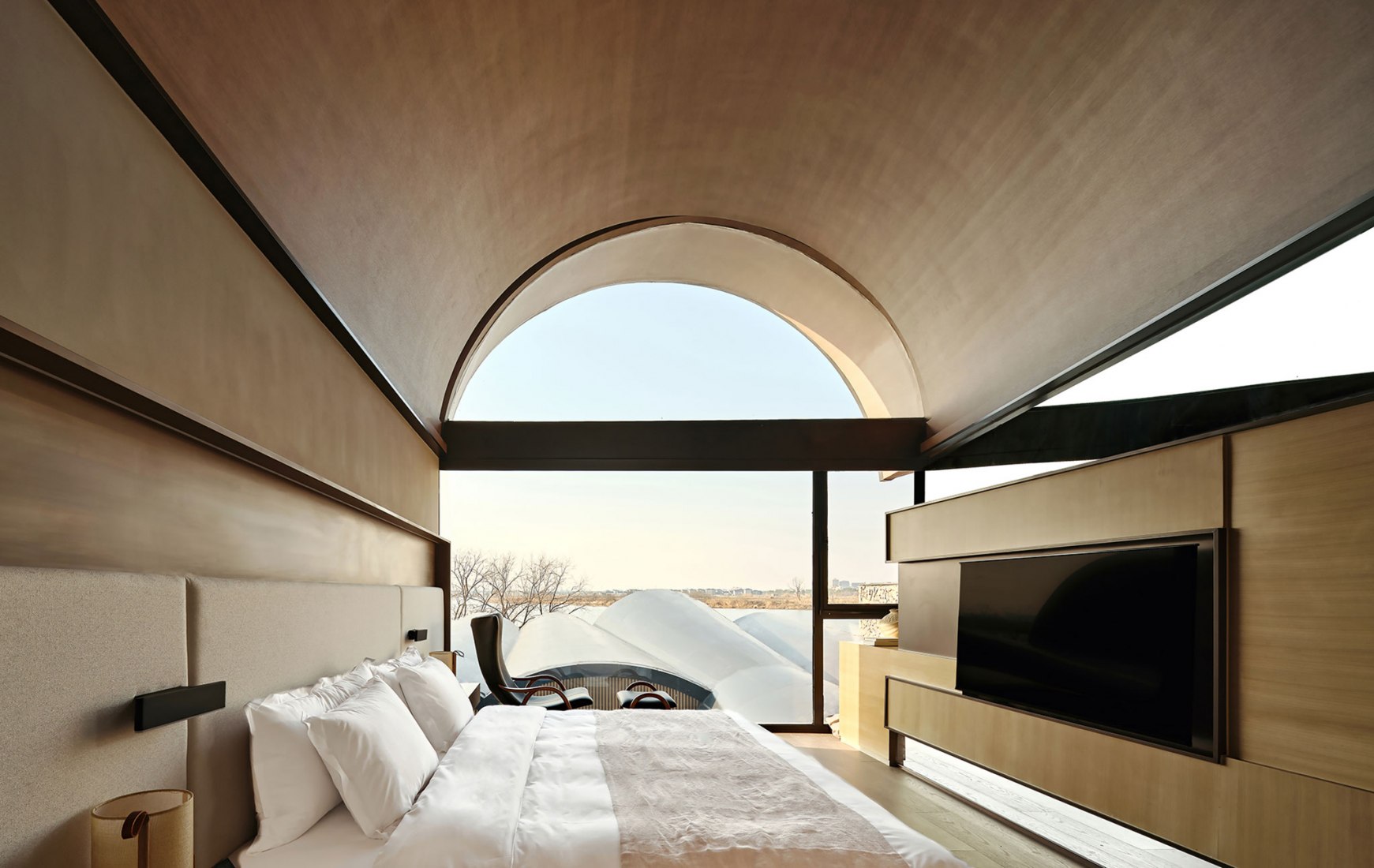 Hotel Boatyard por GOA y WJ STUDIO. Fotografía por Zhang Xi.