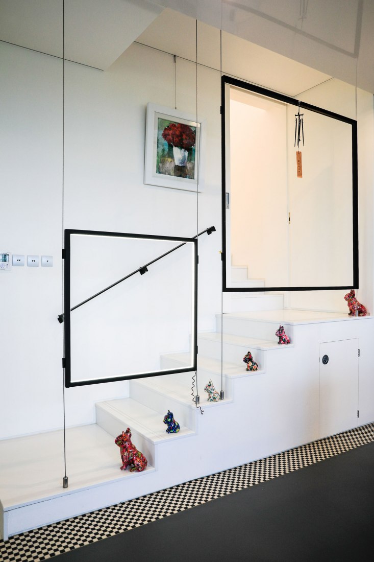 Interior. House [in white] by AEV Architectures. Photograph by Hyunjune Lee