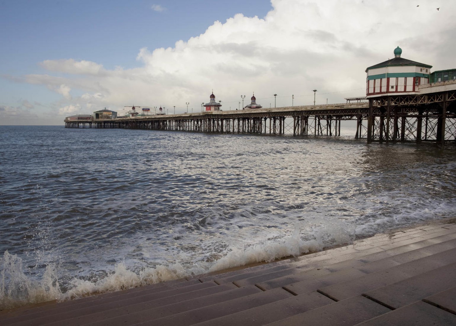Blackpool Central Pier Sunset. Image courtesy of World Monuments Fund
