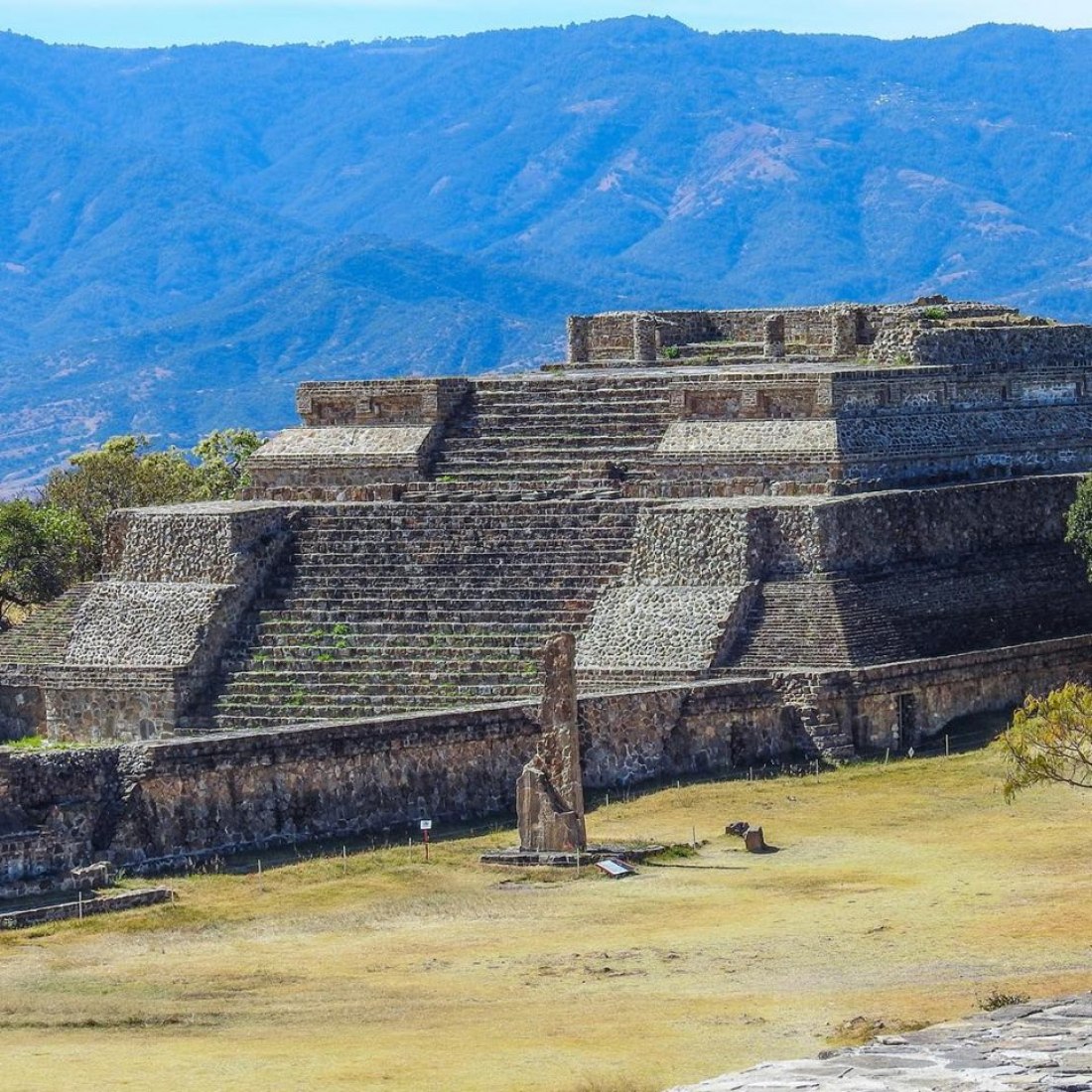 Monte Albán Archaeological Site in Oaxaca, Mexico, is one of eight heritage sites awarded $1 million total in funding this week by American Express, founding sponsor of the World Monuments Watch. Following a September 2017 earthquake, its structures suffered severe damage, requiring emergency structural shoring to prevent collapse. Image courtesy of World Monuments Fund