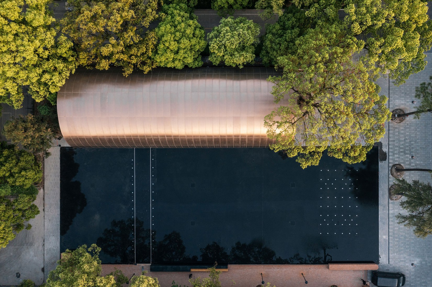 «Copper Blockhouse» por Wutopia Lab. Fotografía por CreatAR Images.